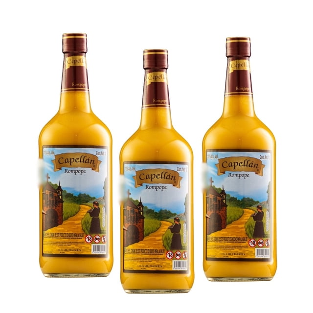 Tripack Rompope Capellan 1000 ml Rompope