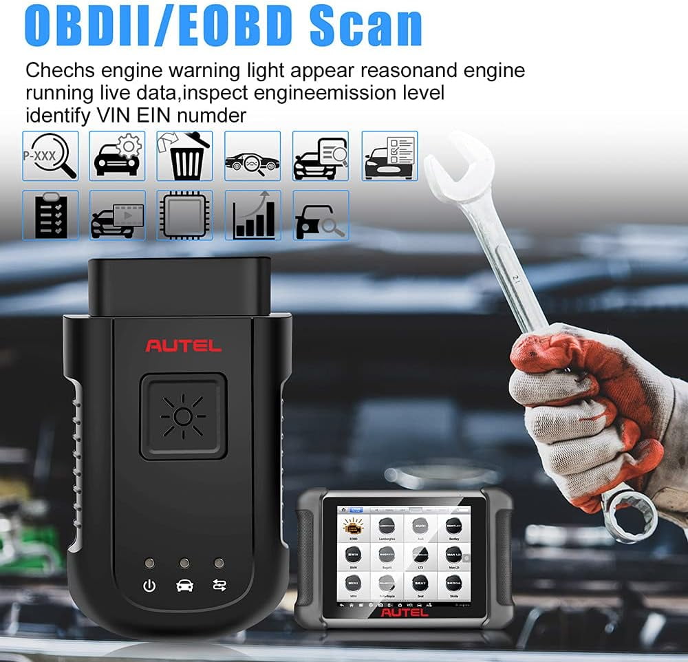 Autel VCI V100 MaxiSYS Vehicle Communication Interface - Bluetooth Diagnostic Connector For MS906BT MS906TS