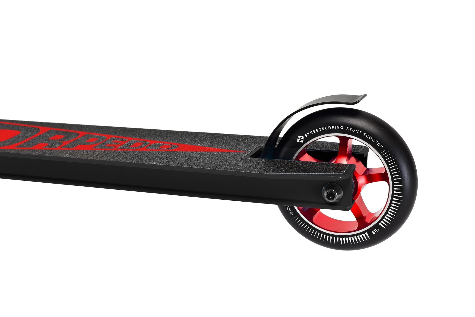 Streetsurfing Stunt Scooter Torpedo – Alu-Deck, 100mm PU-Räder, 3,3 Kg, Für Tricks Bis 80 Kg