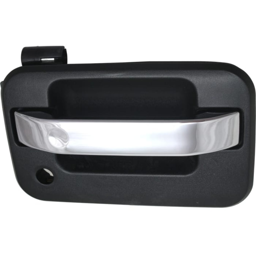 For Ford F150 Exterior Door Handle Front, Passenger Side Black bezel