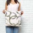 thumbnail image 2 of Sage Green Grey Pillow Covers 26x26 Inch Decorative Throw Pillow Cover, Geometric Circle Modern Abstract Simple Art Sofa Pillowcases Accent Cushion Case Home Decor Bedroom Living Room, 2 of 6