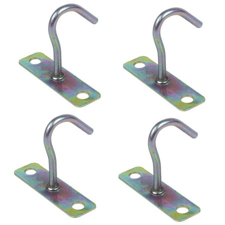 

4X Fan Fixture Metal J Shaped Ceiling Mount Hook Hanger 80mm Height