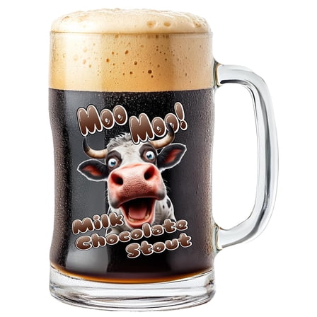 MOO-MOO CHOCOLATE STOUT ALE Rich Dark Beer Brewing recipe Homebrew Extract kit