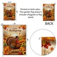 thumbnail image 4 of ViciArt Thanksgiving Turkey Garden Flag, 36" x 60", Double-Sided Polyester Fabric, Fall & Harvest Decor, 4 of 5