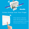 thumbnail image 2 of ShenMo Interruptor inalámbrico autoalimentado, control remoto inalámbrico sin batería para luces y electrodomésticos, resistente al agua y seguro, se puede instalar directamente en un baño, 2 of 5