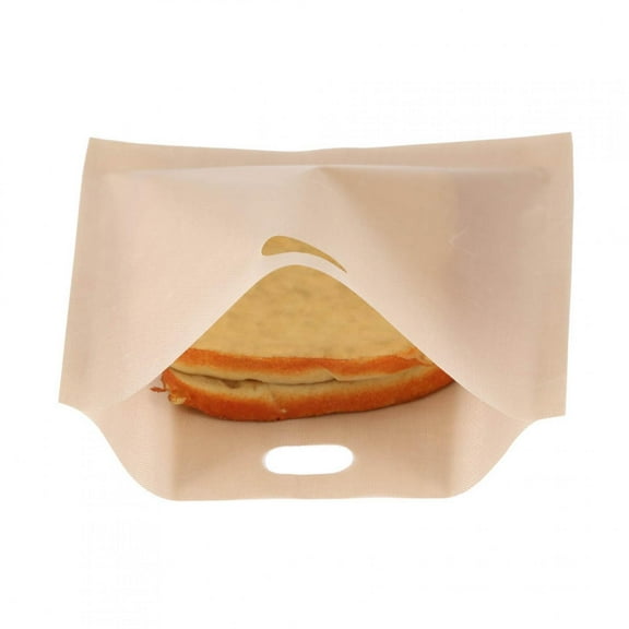 Reusable Toaster Bags - Non-Stick Microwave & Toaster Sandwich Bags (16x16.5cm)