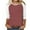 Brown, variant on Mlmzgr Womens Tops Long Sleeve Crew Neck Regular Fitted Cotton Fall Winter Homewear Casual Shirts for Women