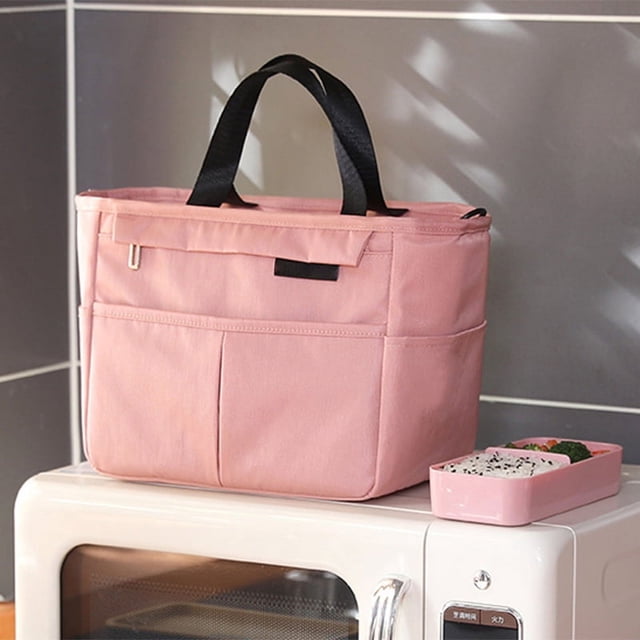 Bolsa de comida para picnic, bolsa de almuerzo, bolsa con aislamiento térmico Oxford de mano, contenedor de almuerzo, materiales ecológicos