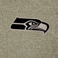 thumbnail image 2 of Men's Antigua Heather Olive Seattle Seahawks Subtle Quarter-Zip Top, 2 of 2
