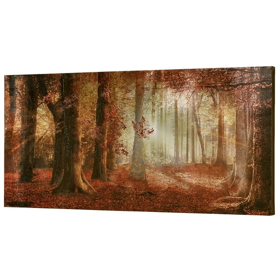 Autumn Brilliance Canvas Wall Art Multi Warm