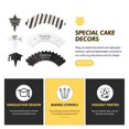 thumbnail image 2 of COOPHYA Graduation Cupcake Decor Paper in Black 36 Sets 8x7cm, 2 of 6