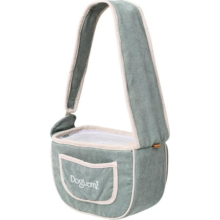 Hgudesign Pet Sling Carrier Bag for s and Small Dogs Soft Sided Small Portable Foldable Comfortable with Small Pets Puppy Hands-Free Dog Bag with Adjustable Strap and Pocket for Outdoor Travel Pink