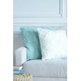 thumbnail image 4 of 18" x 18" Diamond Tuck Seaglass Solid Woven Square Accent Throw Pillow, 4 of 5