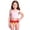 Red, variant on Girls Tankini Set 2 Piece Swimsuit - Beach Sports Bathing Suit High Neck Racerback Padded Kids Girls Swimwear For Summer Beach Tropical Swimsuit
