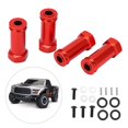 thumbnail image 1 of Adaptateurs d'Entraînement de Moyeu de Roue Hexagonale, Pièces de Rechange 30mm Extension Plus Alliage d'Aluminium de Combineur pour 1/10 Voiture de Télécommande Rouge, 1 of 8