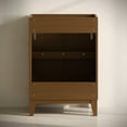 thumbnail image 7 of Troyes 24" Freestanding Bathroom Vanity in Brown Oak with Black 3-Hole Widespread Sink Top, 7 of 7