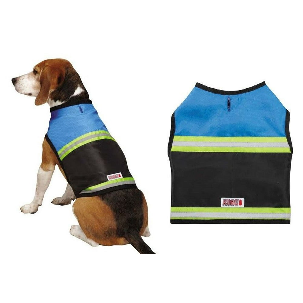 Reflective Dog Safety Vests Blue & Black Rugged Outdoor Protection Choose Size (Small) Walmart
