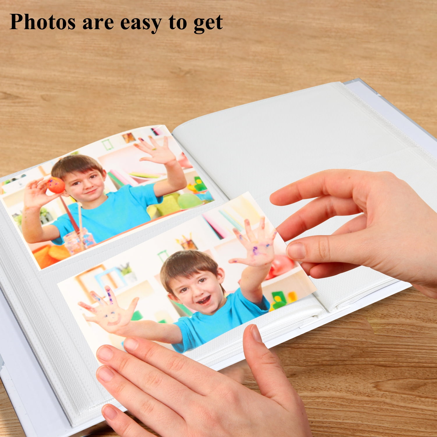 1PC Baby Photo Albums 6x4 Photo Album with 100 Pockets Cute cartoon Baby  Memory Book Leather Cover Vertical Photo Album for Kids Wedding Family  Polar