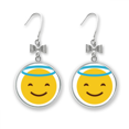 thumbnail image 1 of Boucles d'Oreilles Nœud Chat en Ligne Mignon Jaune Angle Crochet Percé, 1 of 3