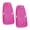 Pink, variant on 2Pcs Slippery Racers Snow Sled with Pull Rope and Handles Plastic Cold Resistant Toboggan Long Plastic Sled Board
