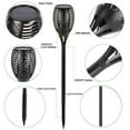 thumbnail image 2 of Solar Lights Outdoor Flickering Flames Solar Torches Lights Decorative Solar Garden Light, 2 of 4