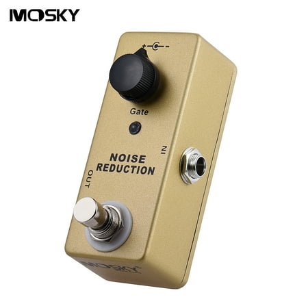 MOSKY MP-40 Noise Gate Noise Reduction Suppressor Mini Single Guitar Effect Pedal True Bypass Gold
