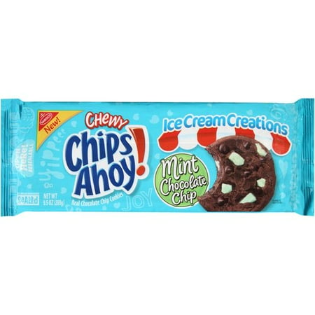 chips ahoy chewy ice cream mint creations nabisco chip chocolate cookies oz