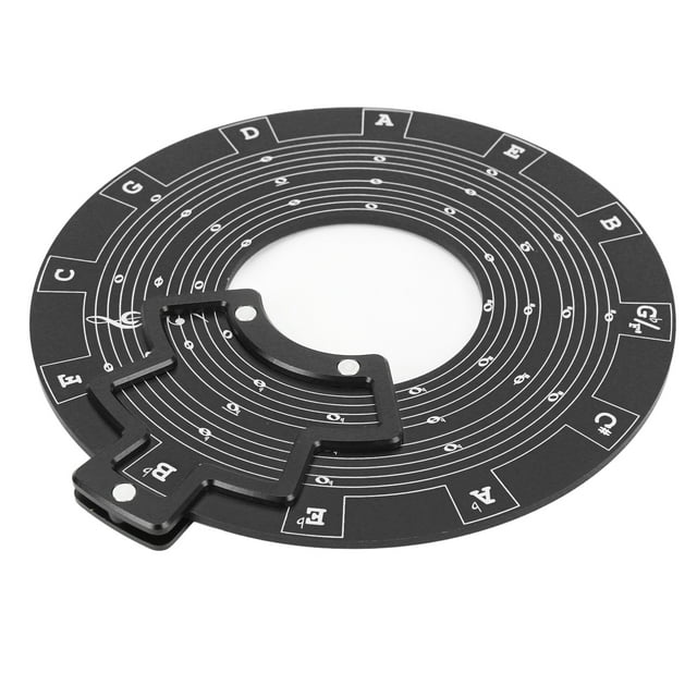 Circle of Fifths Wheel, Music Melody Chord Tool Portable Metal Melody Tool with Stand Holder for Musicians, Songwriters, Beginners, Unique Design, Innovative Tools