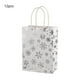thumbnail image 2 of Bolsas de regalo navideñas con estampado de Papá Noel | Bolsas de papel para envolver dulces para fiestas navideñas | Envoltura y almacenamiento de juguetes, aperitivos y cosméticos, 2 of 6