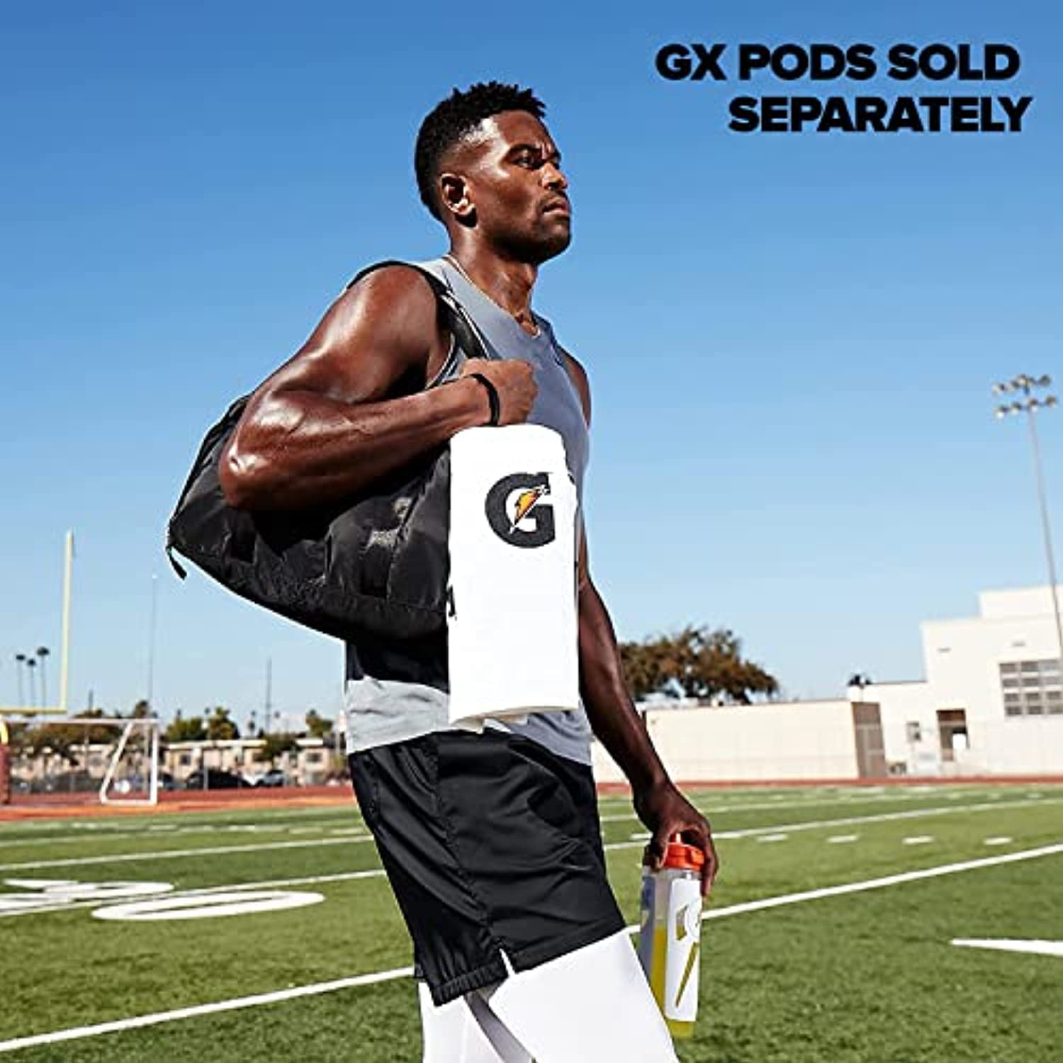 : Gatorade Gx Bottle, White, For use with Gatorade Gx Pods, 30  Ounces and Pro Teams Towel, One Size 22x44 : Sports & Outdoors