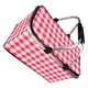 thumbnail image 4 of Cesta de almacenamiento plegable, cesta de picnic plegable con patrón de cuadros Oxford, cesta de picnic aislada, acabado de lujo, 4 of 8