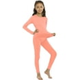 thumbnail image 3 of Lavra Girl’s Cotton Thermal Sets Waffle Knit Long John Pajama Underwear Fleece Lined Insulated Top Pants&nbsp;, 3 of 4