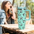 thumbnail image 2 of 30 oz Panda Tumbler with Handle and Lid 30oz Panda Themed Gifts for Panda Lovers Double Stainless Steel Insulated Cup Travel Coffee Mug, 2 of 5