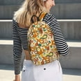 thumbnail image 5 of Yiaed Vintage Floral Print Print Laptop Backpack Travel Canvas Backpack Vintage Aesthetic Backpack for School Knapsack Backpack Backpack for School-Small, 5 of 5
