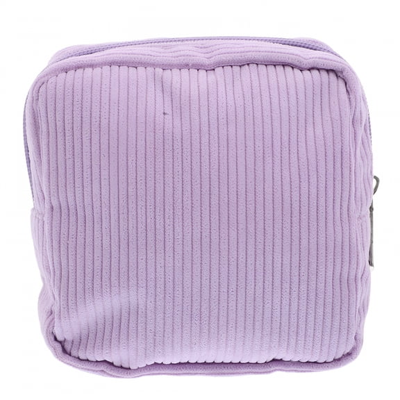 GASTROPOD Sanitary Napkin Storage Bag Small Corduroy Makeup Bag Cute Mini Square Purse Period Pad Pouch for Women Girls