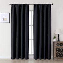 MKHILL Blackout Curtains 2 Panels