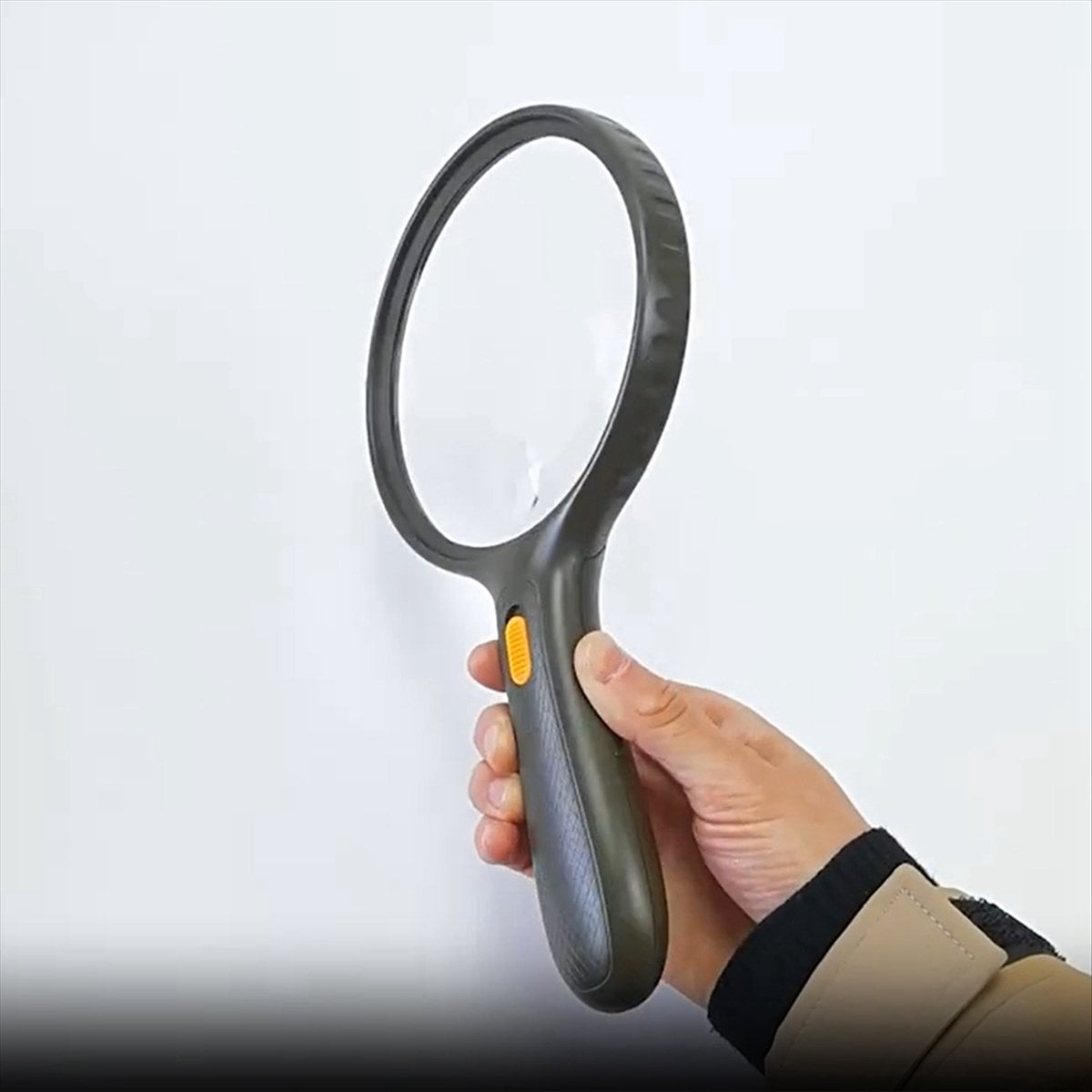 Optical Magnifying Glass with LED Lights Handheld Backlit Magnifier for Reading Book