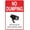 Color 580, variant on No Dumping Signs 12 x 8 Inches Aluminum No Garbage Sign This Property is Protected by Video Surveillance Sign No Dumping Signs Violatores will be Prosecuted (A)