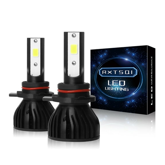 RXTSQI for Toyota RAV4 2016 2017 2018 2PCS 9012 LED Headlight 6000K White Hi/Low Bulb