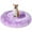 Gradient Purple, variant on Exclusivo Mezcla Calming Donut Pet Bed for Small Dogs 20", Anti-Anxiety Plush Cozy Warming Dog Bed, Pink Rainbow