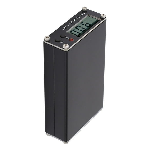 FM Broadcast Transmitter, Adjustable Shortwave Stereo Small FM Radio Broadcast Station with Antenna for Car