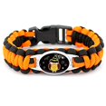 thumbnail image 2 of Orange and Black Paracord Bracelets ( Owl), 2 of 2
