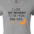 thumbnail image 4 of Inktastic I Love My Mommy to the Moon and Back Women's T-Shirt, 4 of 5