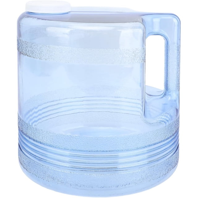 4L Water Distiller Collector Bottle Large Capacity Plastic Container Pot With Cover Handle For Countertop