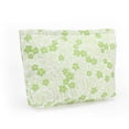 thumbnail image 1 of 1 Pc Bolsa de Maquillaje Floral Portátil para Mujeres para Actividades al Aire Libre Viaje Gimnasio Lienzo Verde, 1 of 3