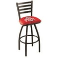 thumbnail image 3 of Maryland 25 Inch L014 Black Bar Stool With Back, 3 of 7