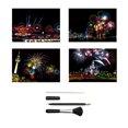 thumbnail image 2 of Scratch Art City Scenery Building Painting Paper DIY Scratchboard, 2 of 9