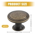 thumbnail image 5 of MOMOJIA Decorative Flower Cupboard Handle Strong Zinc Single Hole Installation, 5 of 10