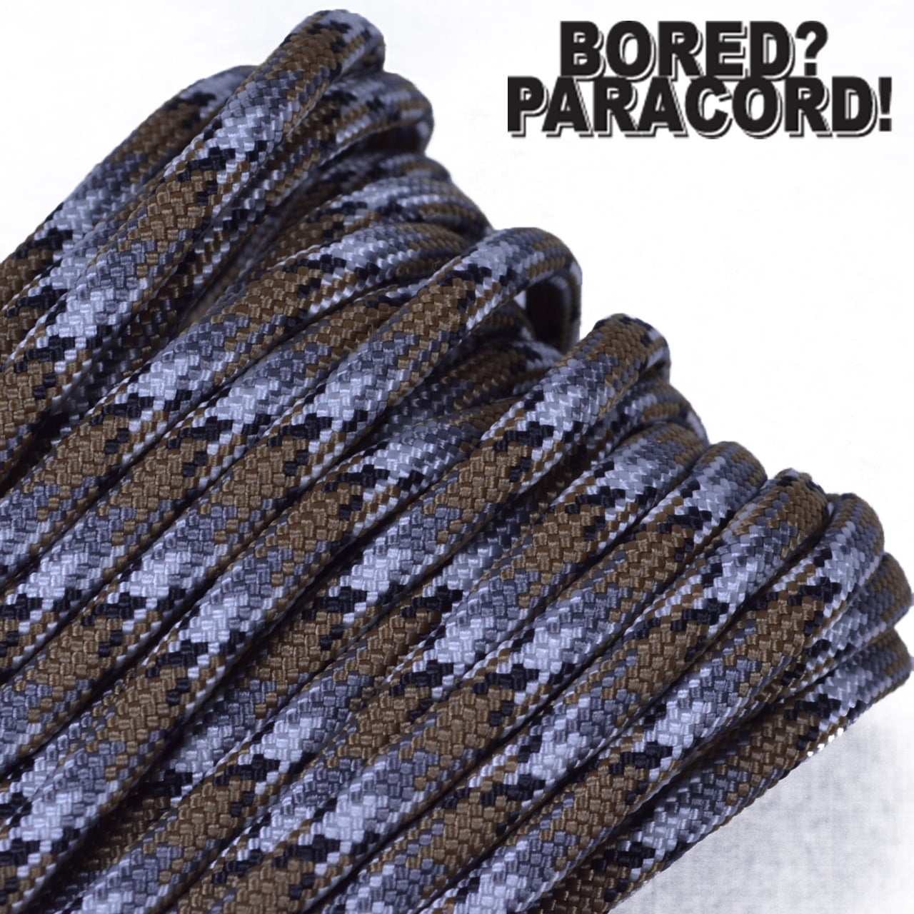 Bored Paracord Brand 550 lb Type III Paracord Scorpion 100 Feet