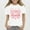 White, variant on Frwgonr Girls Tops Mama's Boy Tee Shirt Top Summer Short Sleeve Clothes for Mother's Day Black, Size 3-16 Years